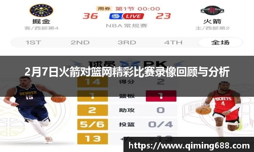 2月7日火箭对篮网精彩比赛录像回顾与分析
